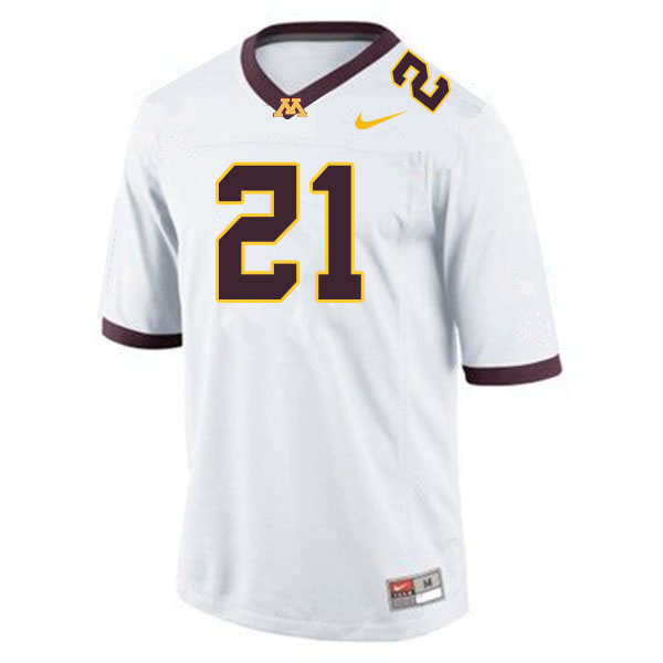 Men #21 Bryce Williams Minnesota Golden Gophers College Football Jerseys Sale-White - Click Image to Close
